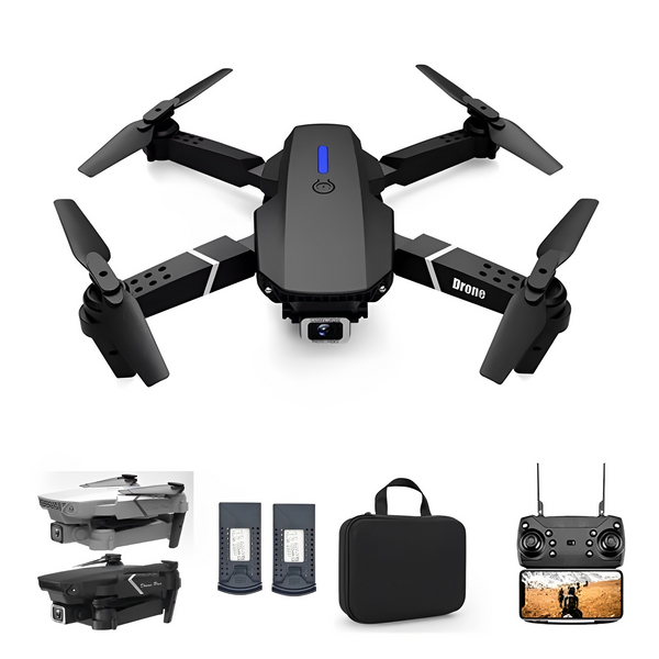 Drone Plegable Wifi Doble  Batería + Envío Gratis