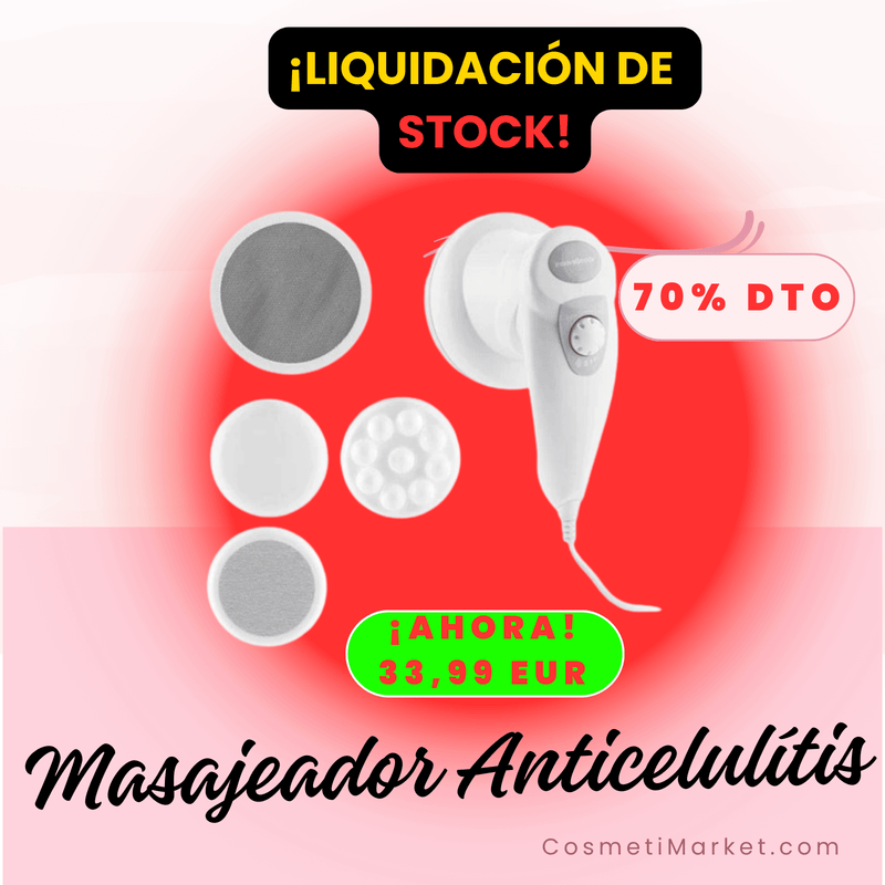 CelulitisFree Pro Masajeador anticelulítico 5 en 1