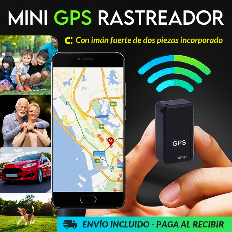 MINI GPS RASTREADOR EN TIEMPO REAL Y EN TODO EL MUNDO