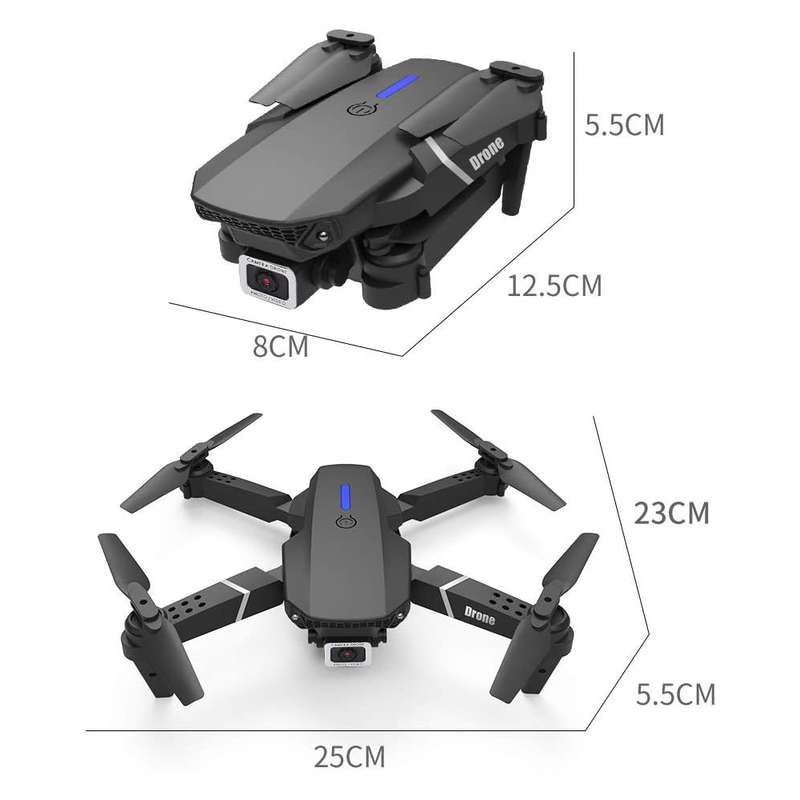 Drone Plegable Wifi Doble  Batería + Envío Gratis